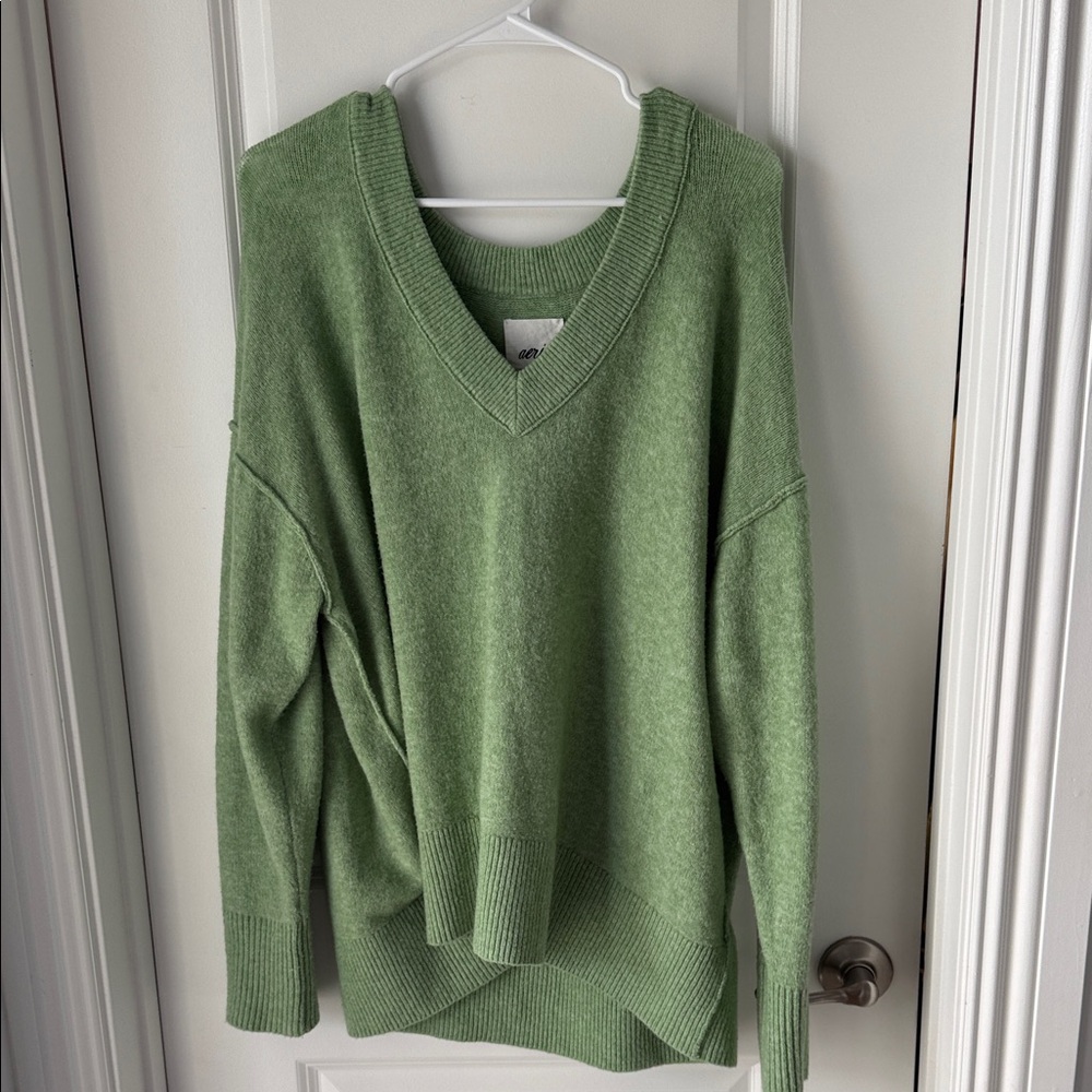 Aerie Sage V-Neck Sweater